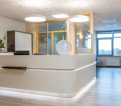 Empfangsbereich Praxis - Kardiologische Gemeinschaftspraxis